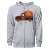 Icon Unisex Lightweight Loopback Terry Full-Zip Hooded Sweatshirt Thumbnail