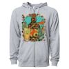 Icon Unisex Lightweight Loopback Terry Full-Zip Hooded Sweatshirt Thumbnail