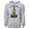 Icon Unisex Lightweight Loopback Terry Full-Zip Hooded Sweatshirt Thumbnail