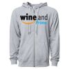 Icon Unisex Lightweight Loopback Terry Full-Zip Hooded Sweatshirt Thumbnail