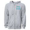 Icon Unisex Lightweight Loopback Terry Full-Zip Hooded Sweatshirt Thumbnail