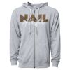 Icon Unisex Lightweight Loopback Terry Full-Zip Hooded Sweatshirt Thumbnail