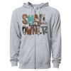 Icon Unisex Lightweight Loopback Terry Full-Zip Hooded Sweatshirt Thumbnail