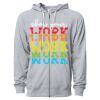 Icon Unisex Lightweight Loopback Terry Full-Zip Hooded Sweatshirt Thumbnail