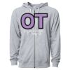 Icon Unisex Lightweight Loopback Terry Full-Zip Hooded Sweatshirt Thumbnail