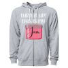 Icon Unisex Lightweight Loopback Terry Full-Zip Hooded Sweatshirt Thumbnail