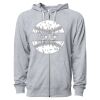 Icon Unisex Lightweight Loopback Terry Full-Zip Hooded Sweatshirt Thumbnail