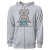 Icon Unisex Lightweight Loopback Terry Full-Zip Hooded Sweatshirt Thumbnail