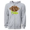 Icon Unisex Lightweight Loopback Terry Full-Zip Hooded Sweatshirt Thumbnail
