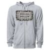 Icon Unisex Lightweight Loopback Terry Full-Zip Hooded Sweatshirt Thumbnail
