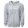 Icon Unisex Lightweight Loopback Terry Full-Zip Hooded Sweatshirt Thumbnail