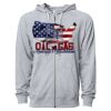 Icon Unisex Lightweight Loopback Terry Full-Zip Hooded Sweatshirt Thumbnail