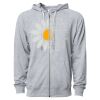 Icon Unisex Lightweight Loopback Terry Full-Zip Hooded Sweatshirt Thumbnail