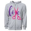 Icon Unisex Lightweight Loopback Terry Full-Zip Hooded Sweatshirt Thumbnail