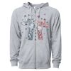 Icon Unisex Lightweight Loopback Terry Full-Zip Hooded Sweatshirt Thumbnail