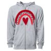 Icon Unisex Lightweight Loopback Terry Full-Zip Hooded Sweatshirt Thumbnail