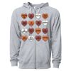 Icon Unisex Lightweight Loopback Terry Full-Zip Hooded Sweatshirt Thumbnail