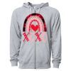 Icon Unisex Lightweight Loopback Terry Full-Zip Hooded Sweatshirt Thumbnail