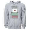 Icon Unisex Lightweight Loopback Terry Full-Zip Hooded Sweatshirt Thumbnail