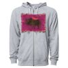 Icon Unisex Lightweight Loopback Terry Full-Zip Hooded Sweatshirt Thumbnail