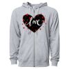 Icon Unisex Lightweight Loopback Terry Full-Zip Hooded Sweatshirt Thumbnail