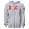 Icon Unisex Lightweight Loopback Terry Full-Zip Hooded Sweatshirt Thumbnail
