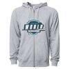 Icon Unisex Lightweight Loopback Terry Full-Zip Hooded Sweatshirt Thumbnail