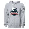 Icon Unisex Lightweight Loopback Terry Full-Zip Hooded Sweatshirt Thumbnail