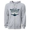 Icon Unisex Lightweight Loopback Terry Full-Zip Hooded Sweatshirt Thumbnail