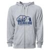 Icon Unisex Lightweight Loopback Terry Full-Zip Hooded Sweatshirt Thumbnail