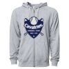 Icon Unisex Lightweight Loopback Terry Full-Zip Hooded Sweatshirt Thumbnail
