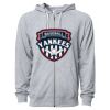 Icon Unisex Lightweight Loopback Terry Full-Zip Hooded Sweatshirt Thumbnail
