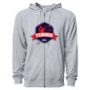 Icon Unisex Lightweight Loopback Terry Full-Zip Hooded Sweatshirt Thumbnail
