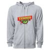 Icon Unisex Lightweight Loopback Terry Full-Zip Hooded Sweatshirt Thumbnail