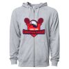 Icon Unisex Lightweight Loopback Terry Full-Zip Hooded Sweatshirt Thumbnail