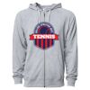 Icon Unisex Lightweight Loopback Terry Full-Zip Hooded Sweatshirt Thumbnail