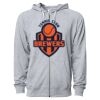 Icon Unisex Lightweight Loopback Terry Full-Zip Hooded Sweatshirt Thumbnail