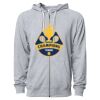Icon Unisex Lightweight Loopback Terry Full-Zip Hooded Sweatshirt Thumbnail