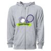 Icon Unisex Lightweight Loopback Terry Full-Zip Hooded Sweatshirt Thumbnail