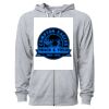 Icon Unisex Lightweight Loopback Terry Full-Zip Hooded Sweatshirt Thumbnail