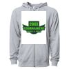 Icon Unisex Lightweight Loopback Terry Full-Zip Hooded Sweatshirt Thumbnail