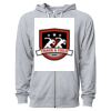 Icon Unisex Lightweight Loopback Terry Full-Zip Hooded Sweatshirt Thumbnail