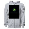 Icon Unisex Lightweight Loopback Terry Full-Zip Hooded Sweatshirt Thumbnail