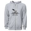 Icon Unisex Lightweight Loopback Terry Full-Zip Hooded Sweatshirt Thumbnail