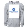 Icon Unisex Lightweight Loopback Terry Full-Zip Hooded Sweatshirt Thumbnail