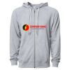 Icon Unisex Lightweight Loopback Terry Full-Zip Hooded Sweatshirt Thumbnail