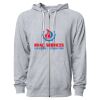 Icon Unisex Lightweight Loopback Terry Full-Zip Hooded Sweatshirt Thumbnail