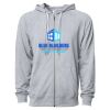 Icon Unisex Lightweight Loopback Terry Full-Zip Hooded Sweatshirt Thumbnail