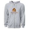Icon Unisex Lightweight Loopback Terry Full-Zip Hooded Sweatshirt Thumbnail