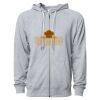 Icon Unisex Lightweight Loopback Terry Full-Zip Hooded Sweatshirt Thumbnail